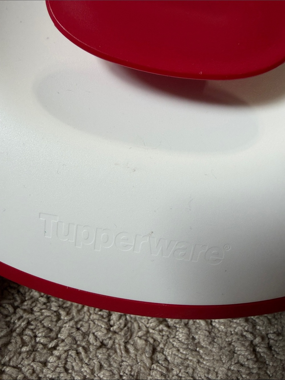 Tupperware Rice Server, Red No Spoon - Picture 2 of 6